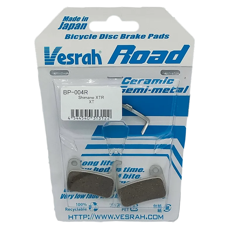 Brake pads for racing bikes