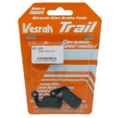 Pastiglie freno bici, Vesrah BP-006 TRAIL