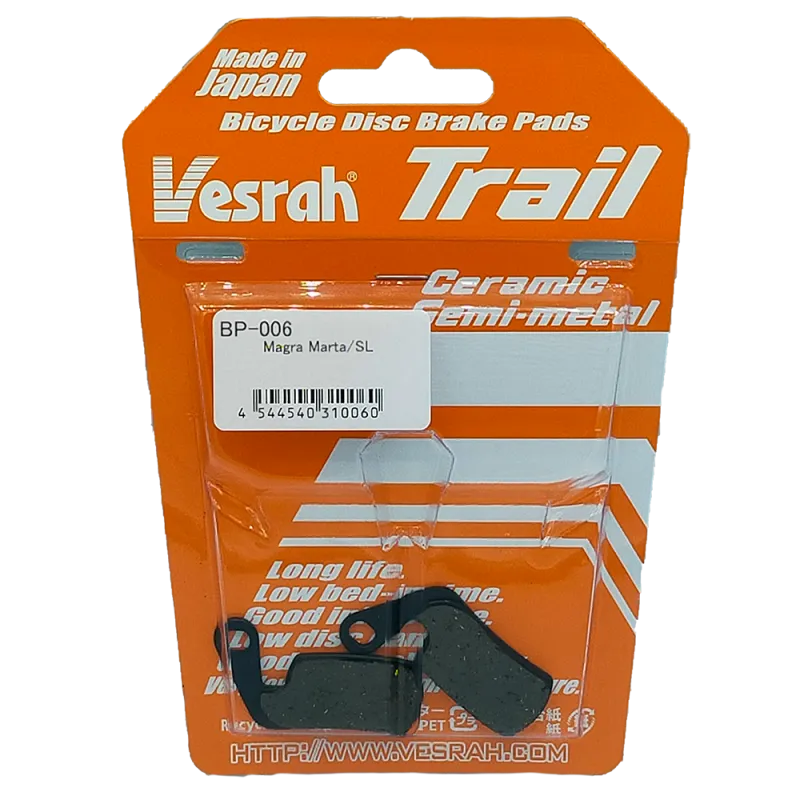 Pastillas de freno para bicicleta, Vesrah BP-006 TRAIL