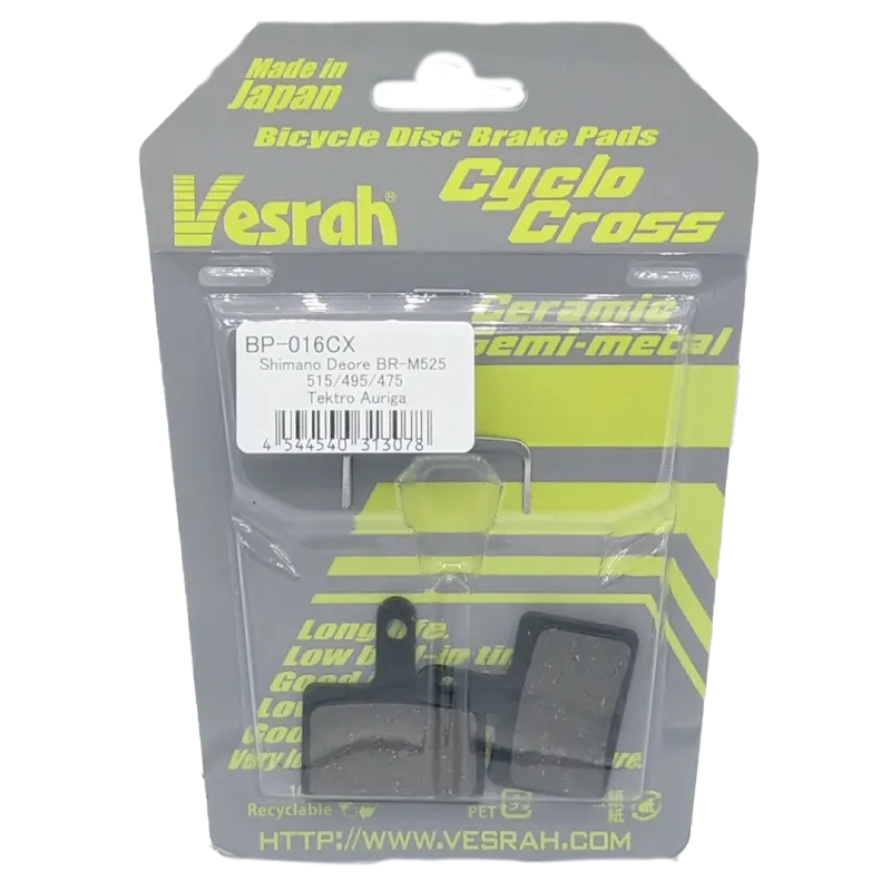Pastilla de freno ciclocross
