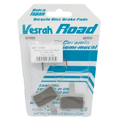 Brake pads for racing bikes