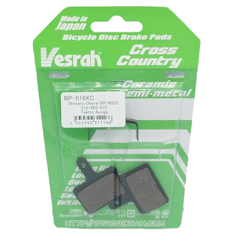 Plaquettes de frein VTT XC compound