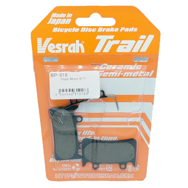 Pastiglie freno bici, Vesrah BP-018 TRAIL