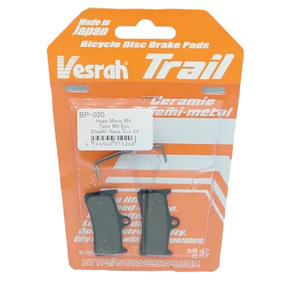 Pastiglie freno bici, Vesrah BP-020 TRAIL