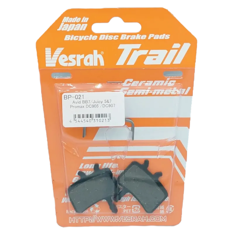 Pastillas de freno para bicicleta, Vesrah BP-021 TRAIL