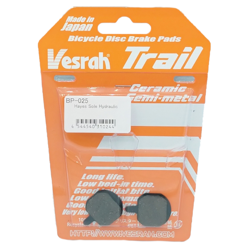 Plaquettes de frein vélo, Vesrah BP-025 TRAIL