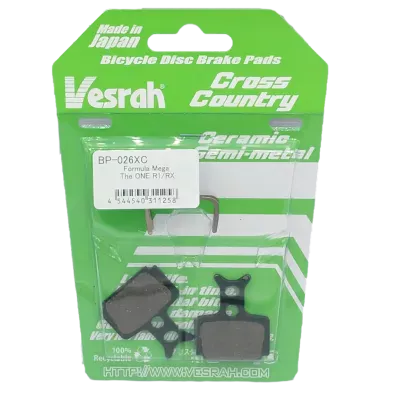 MTB brake pads XC compound