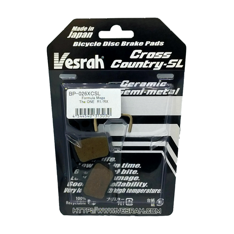 MTB brake pads: Vesrah BP026XCSL
