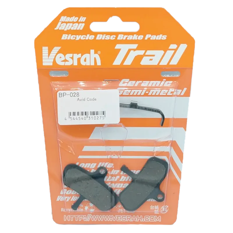 Patins de frein à vélo, Vesrah BP-028 TRAIL