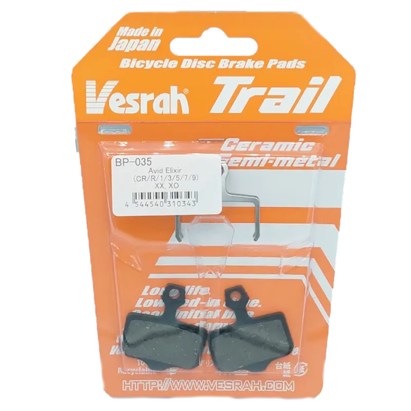 Patins de frein à vélo, Vesrah BP-035 TRAIL