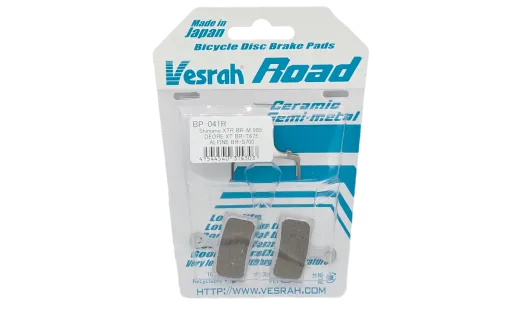 Brake pads for racing bikes