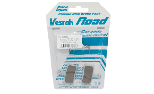 Brake pads for racing bikes