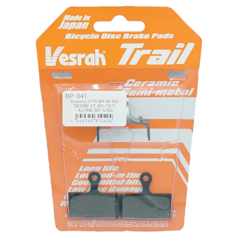 Plaquettes de frein vélo, Vesrah BP-041 TRAIL