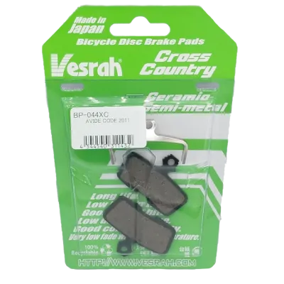 MTB brake pads XC compound