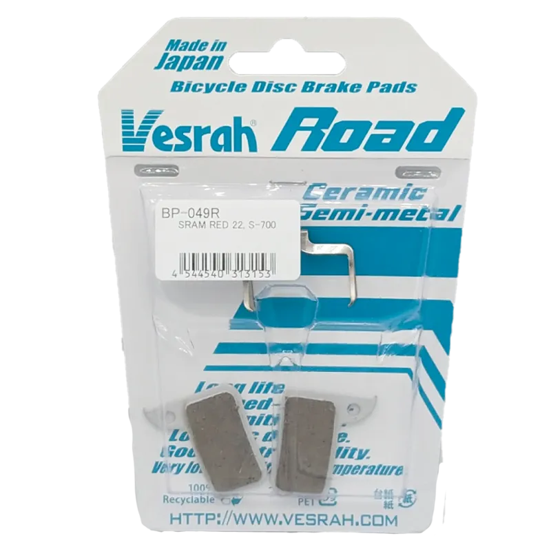 Brake pads for racing bikes