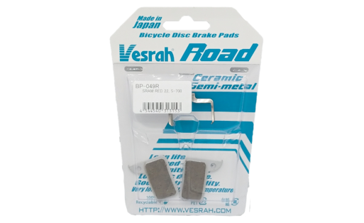 Brake pads for racing bikes