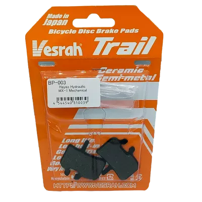 Pastiglie freno bici, Vesrah BP-003-TRAIL