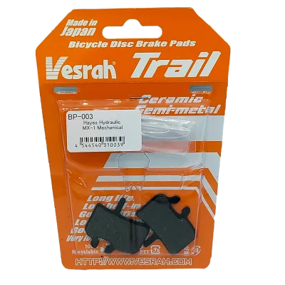 Pastillas de freno para bicicleta, Vesrah BP-003-TRAIL