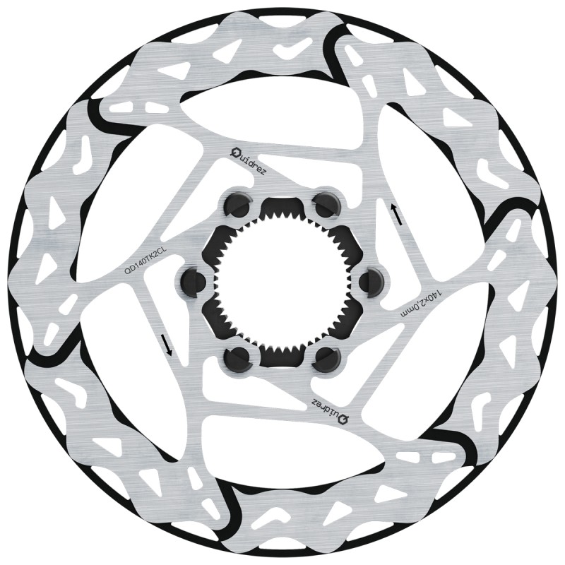 Disque de frein MTB: Verrouillage du centre de 140mm