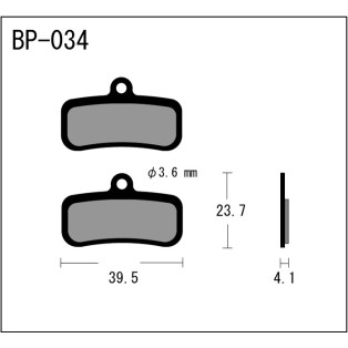 Plaquettes de frein MTB: Vesrah BP034XC