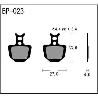 MTB bremseklodser: Vesrah BP023XC