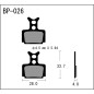 Plaquettes de frein MTB: Vesrah BP026DH