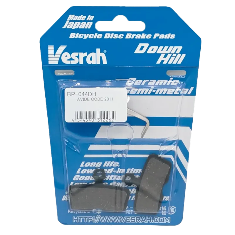 Plaquettes de frein VTT composées DH