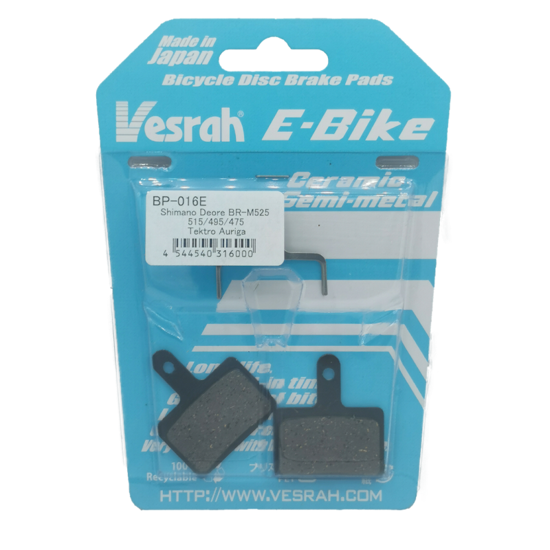 Ebike brake pads: Vesrah BP016E