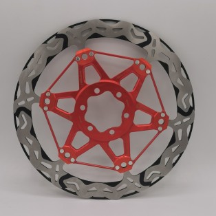 Brake disc MTB floating Q-Bled 180 mm Orange