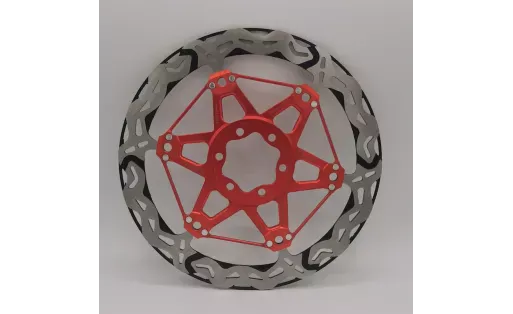 Brake disc MTB floating Q-Bled 180 mm Orange