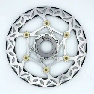 FLOTTING BRAKE DISC FOR RACING BICYCLES