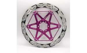 Brake disc MTB floating Q-Bled 203 mm Purple