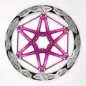 Brake disc MTB floating Q-Bled 220 mm Purple