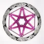 Disco de freno MTB flotante Q-Bled 220 mm Morado