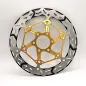 Brake disc MTB floating Q-Bled 160 mm Gold