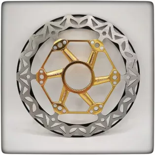 Q-Bled Blade 160mm Gold Bremsscheibe