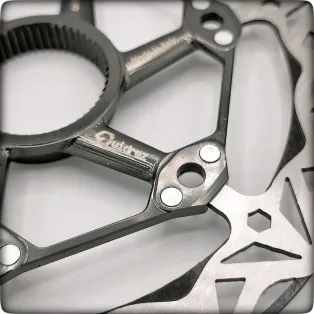 Disco de freno Q-Bled Blade 160 mm Oro