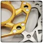 Brake disc BDC Q-Bled Blade 140 mm Gold