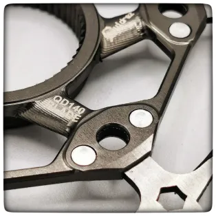 Brake disc Q-Bled Blade 160 mm Gold