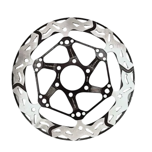 Disco Freno Flottante Per Bici In Acciaio Inox 160mm - Design A 6 Fori, Colore Viola, Con Viti, Ideale Per Mountain Bike E Fuoristrada - 3